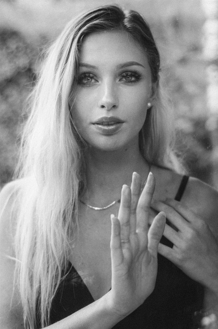 Portrait with directional side light