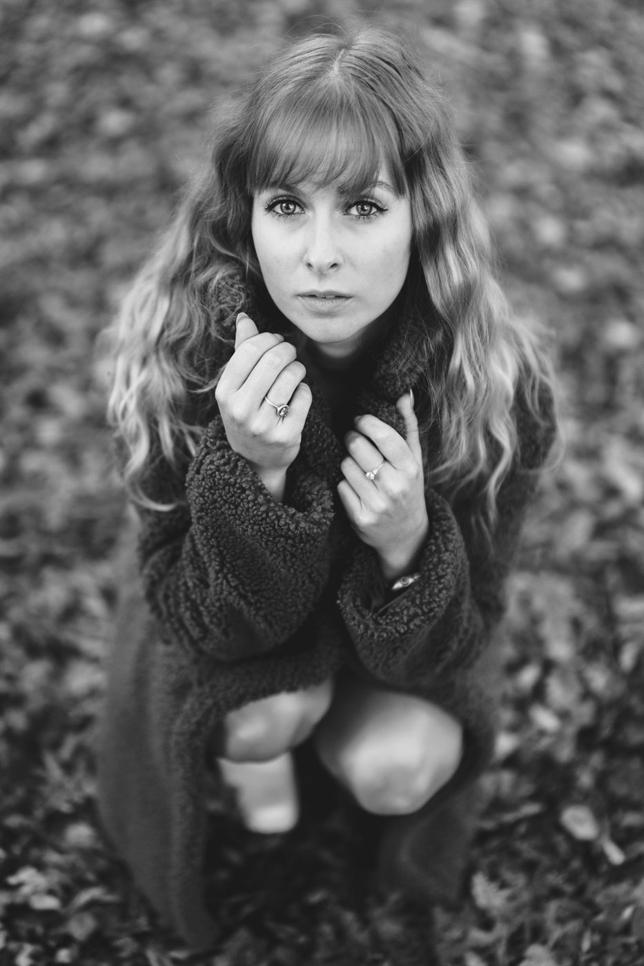 Portrait with directional side light