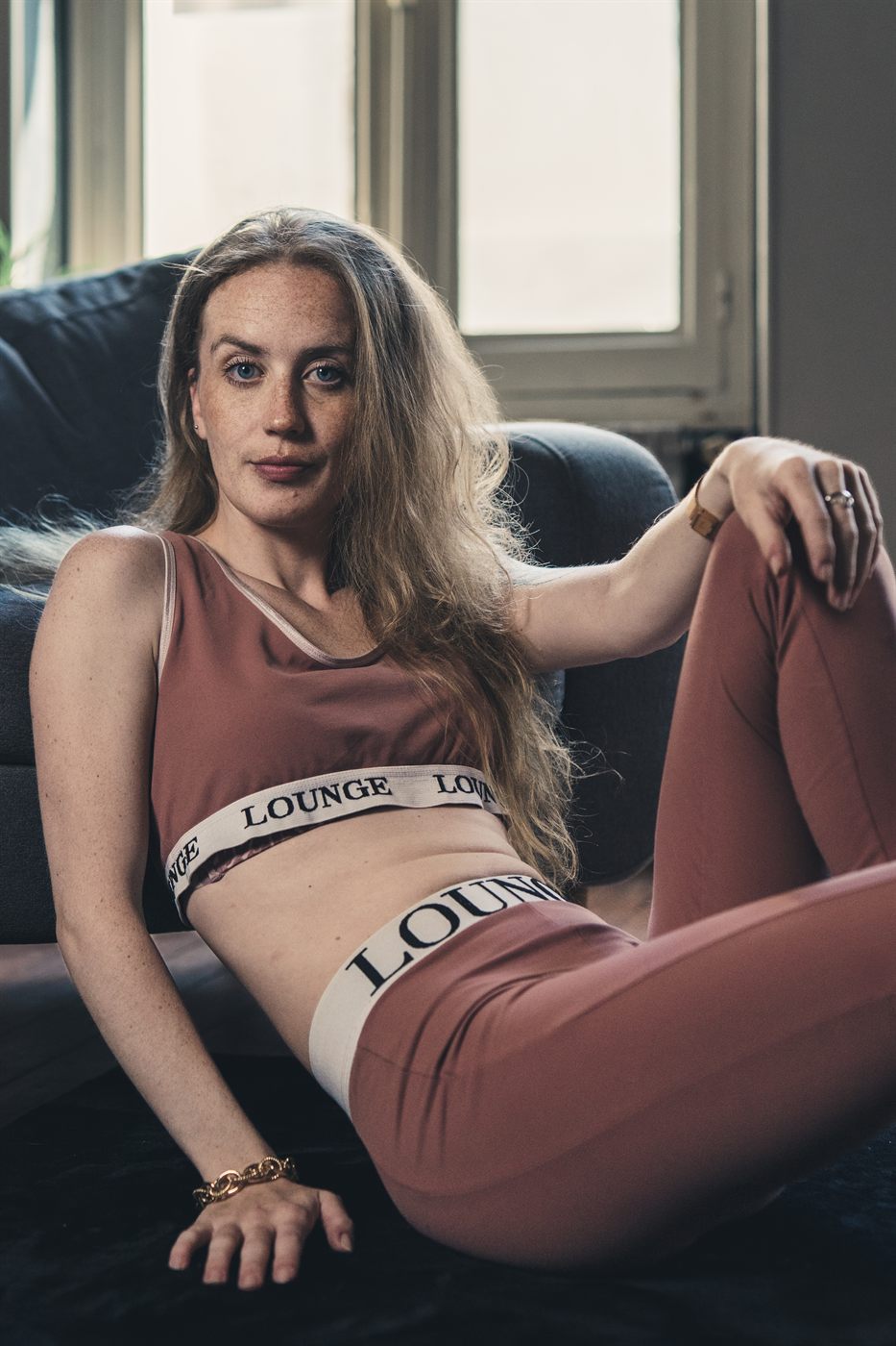 Portrait with directional side light